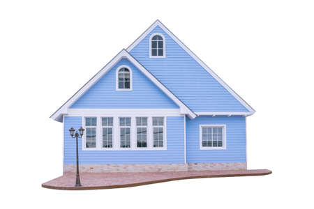 Blue houseの写真素材