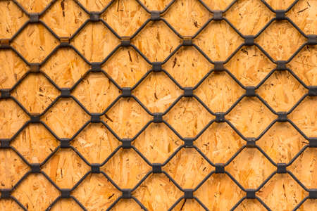 Wood with metal texture backgroundの写真素材