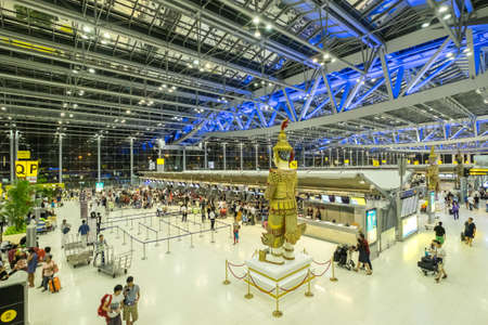 Airport Suvarnaphumi in Thailandのeditorial素材