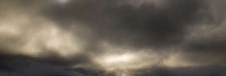 Dramatic sky with stormy cloudsの写真素材