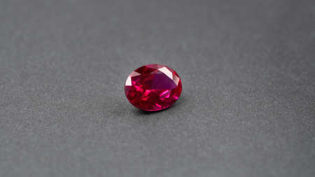 beautiful of Red Ruby gemstone, close up shot