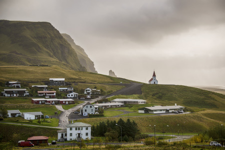 Iceland - Town of Vikのeditorial素材