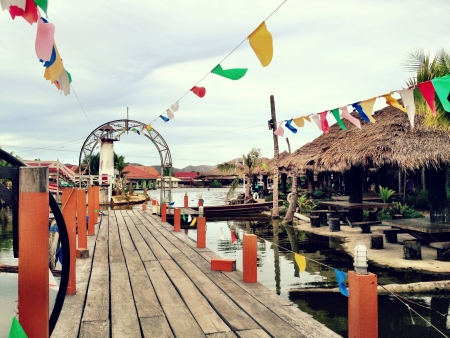 huahin floating marketの素材