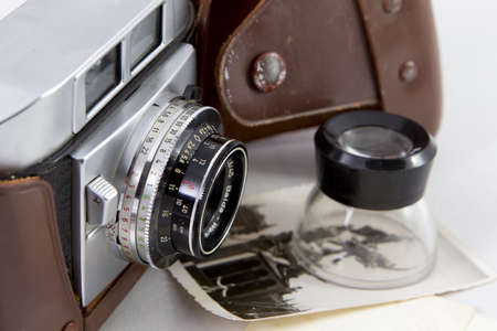 old photographic cameraの写真素材