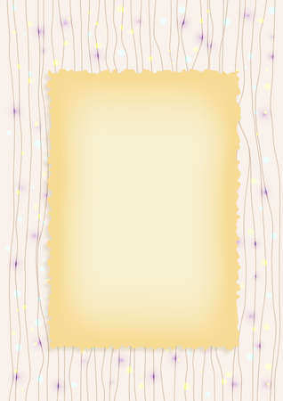 old papers whit cute backgroundのイラスト素材