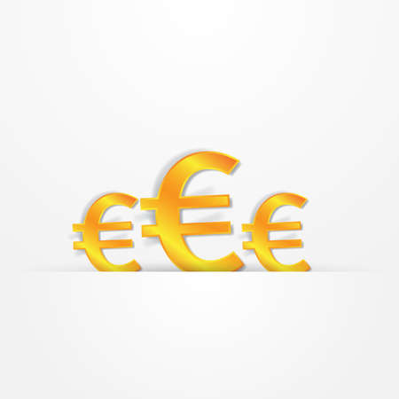 euro sign presentationのイラスト素材