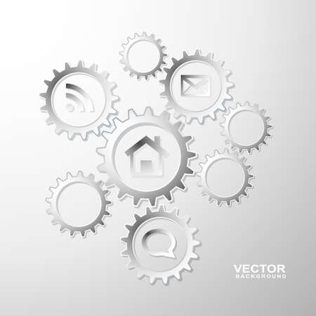 gear info graphic background のイラスト素材