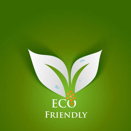 Eco Friendly backgroundのイラスト素材