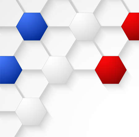 Seamless texture soccer ball background with France flag colorsのイラスト素材