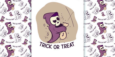 ghost halloweenのイラスト素材