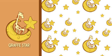giraffeのイラスト素材