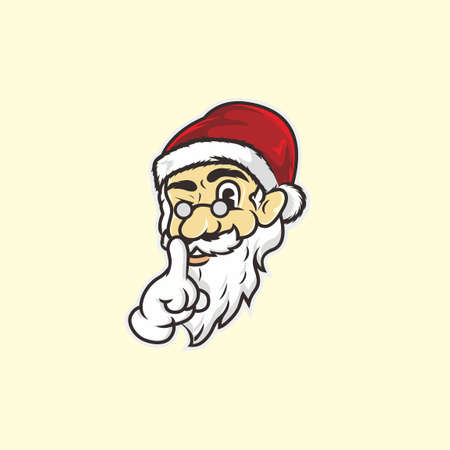santa has a secretのイラスト素材