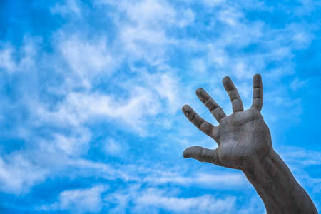Reach the skyの写真素材