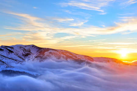Winter landscapeの写真素材
