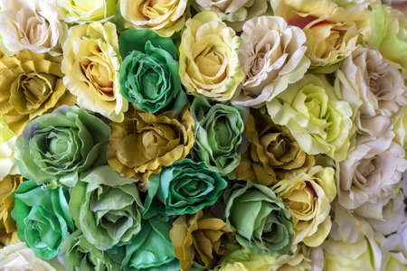 Colorful design pattern of flower texture and backgroundの写真素材