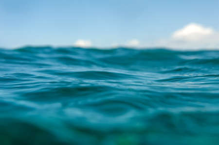 Bright colorful sun and sea bokeh backgroundの写真素材