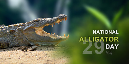 National Aliigator Day, May 29の写真素材