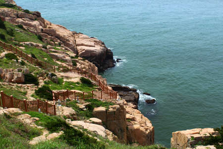 Zhoushan eastern cliffsの写真素材