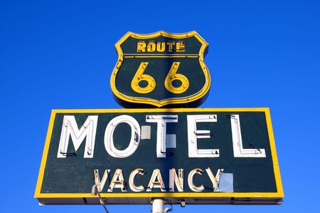historic rout 66 motelの写真素材