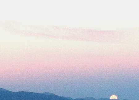 Mountains and moonの素材