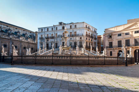In the center of Palermoの写真素材