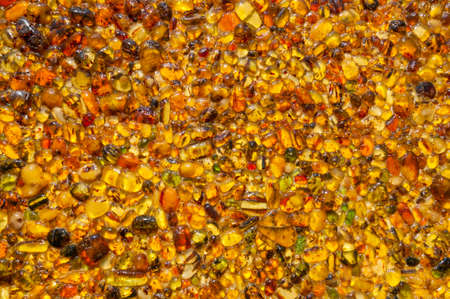 Raw amber as Background - Natural beauty of amberの写真素材