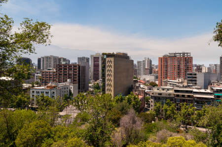 Santiago de Chile cityscapeの写真素材