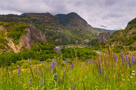 Simpson River Valley, Simpson River National Park, near Puerto Aisen and Coyhaique, Patagonia,...
