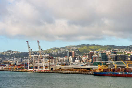 Wellington, New Zealand - November 17, 2014: Wellington cityscape, capital city of New Zealand....