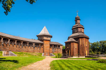 Rebuilt wooden church. In years 1669-1708 Baturin Fortress was residence of three Ukrainian Hetmans:...
