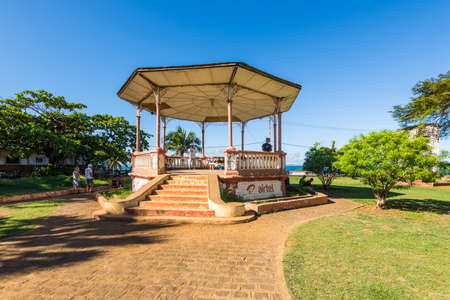 Antsiranana, Madagascar - December 20, 2015: The disused military music pavilion or bandstand in Antsiranana (formerly Diego Suarez), north of Madagascar, East African Islands, Africa.のeditorial素材