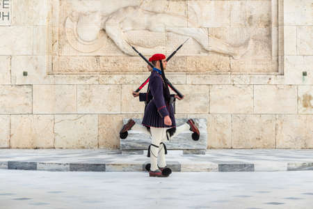 Athens, Greece - November 1, 2017: Changing of the presidential guard (the so-calledのeditorial素材