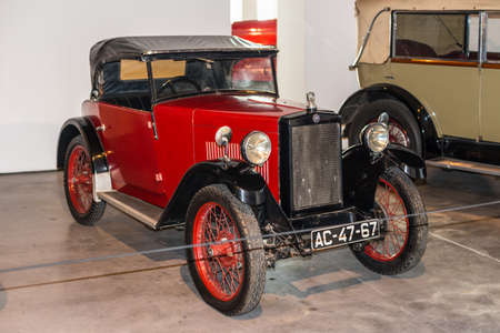 Malaga, Spain - December 7, 2016: The doctor's car Morris Motor (model 1931) UK displayed at Malaga...