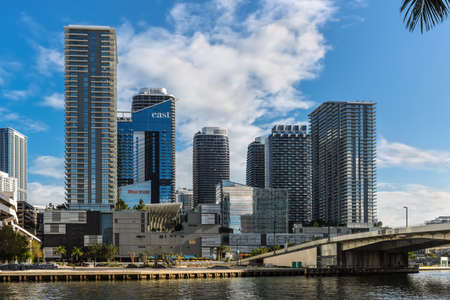 Miami, FL, USA - April 19, 2019: View of Brickell City Center in Miami, Florida, USA. The Brickell...