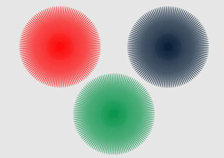 Cupcakes toppers with big flowers 3. Hand drawn illustration.のイラスト素材