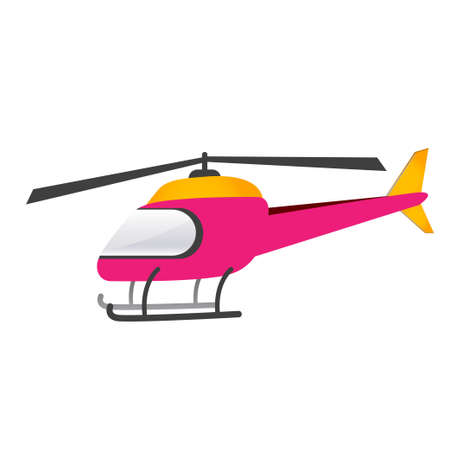 Pink chopper on a white background. Vector illustrationのイラスト素材