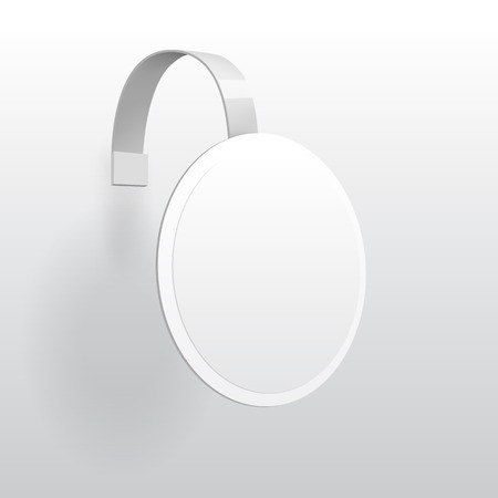 Vector Blank Wobbler with Transparent Stripのイラスト素材