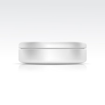Vector Blank Cosmetic ?ontainer for ?ream, Powder or Gelのイラスト素材
