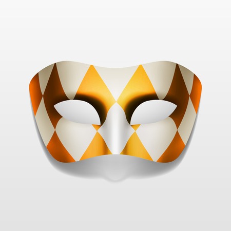 Vector Carnival Masquerade Party Mask Isolatedのイラスト素材