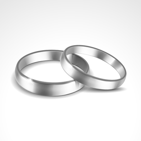 Vector Silver Ringsのイラスト素材