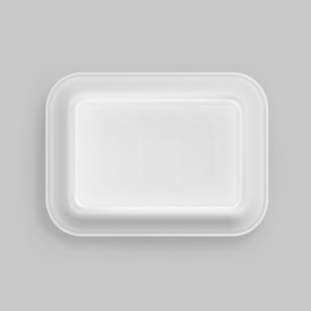 White Fast Food Box Container Packaging Package Packing Pack Isolated on Backgroundのイラスト素材