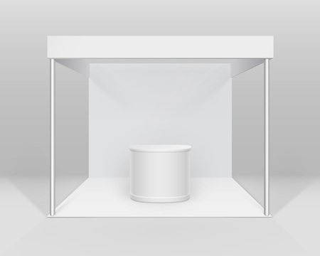 Vector Trade exhibition Stand for Presentationのイラスト素材