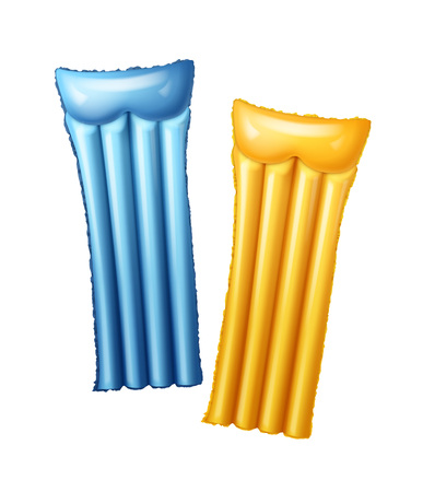 Air pool mattressのイラスト素材