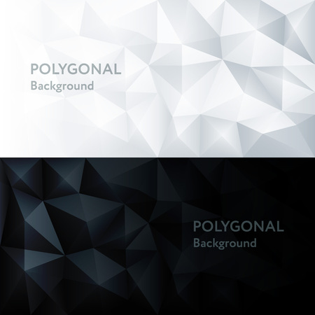 Vector Polygon Abstract Polygonal Geometric Triangle Backgroundのイラスト素材