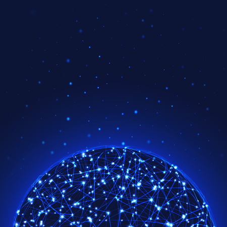 Blockchain technology concept block chain database data cryptocurrency business digital finance bitcoin network currency crypto money security mining backgroundのイラスト素材