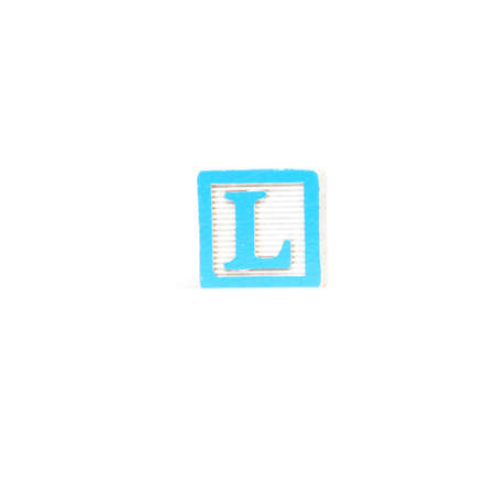 Block letter on a white background isolatedの写真素材