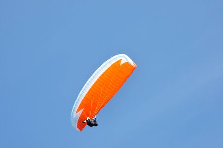 paraglidingの写真素材