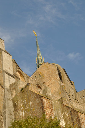 Mont Saint michel architectural detailの写真素材