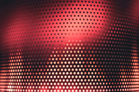 Picture of gas heater with flames in the darkの写真素材