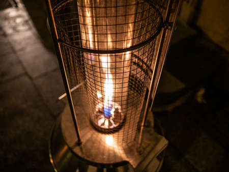 Image of Street lights at the nighly europian streetの写真素材